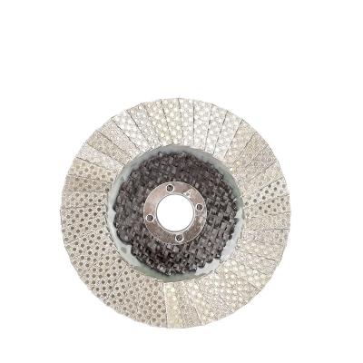 China Diamond Flap Discs For Deburring And Grinding Stone Concrete Glass Ceramics ZXZL-WMC66S for sale