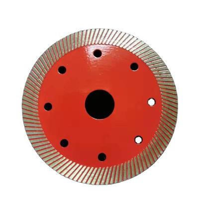 China Cutting Stone Hot Press Quickly Cut Diamond Saw Blades With Protective Teeth Saw For Turbo Ceramic Diamond Saw Ceramic Blade Disc Porcelain Tile for sale