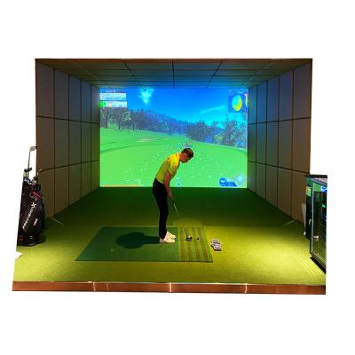 China ETD-2B Customized High Speed Camera Full HD Luxury Golf Simulator Equipment with Unique dual golf software ETD-2B for sale