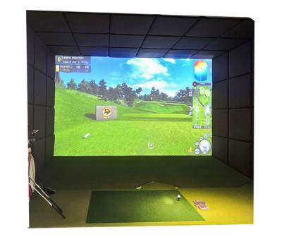 China ETD-3 Third Generation Hot-Sale High Speed Camera Ultra HD Luxury Indoor Golf Simulator with Unique dual golf software ETD-3 for sale