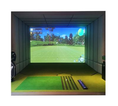 China ETD-3 Third Generation Customized High Speed Camera Ultra HD Luxury Indoor Golf Simulator with Unique dual golf software ETD-3 for sale