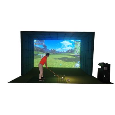 China ETD-3 Third Generation Hot-Sale High Speed Camera Ultra HD Luxury Golf Simulator with Unique dual golf software ETD-3 for sale