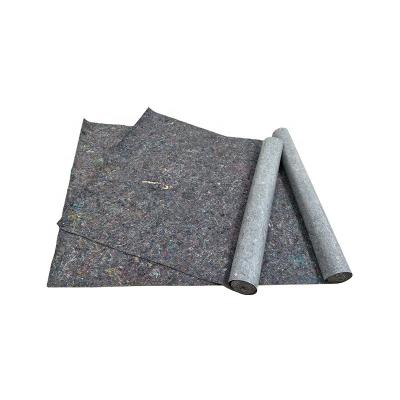 China Gray Anti-bacteria Needle Punched Felt Recycled Fabric Nonwoven Carpet Mat for sale