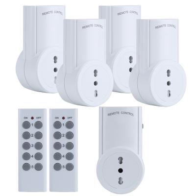 China Residential / General Purpose 10A 230V Italy Electric Socket Outlet With 2PCS Remote Controller for sale