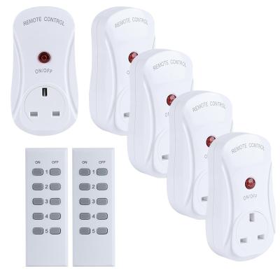 China UK standard wireless socket UK residential / general purpose remote control socket for sale