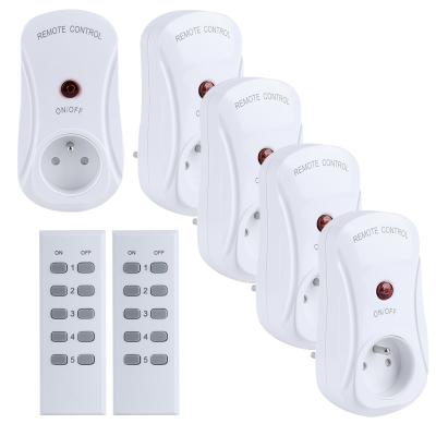 China France standard electric home power socket wireless remote control residential / multi-purpose socket for sale