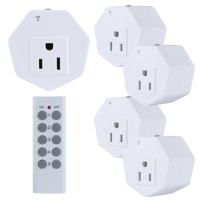 China US Standard Residential / Multi-Purpose Power Socket Smart Remote Control Power Outlet for sale