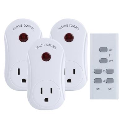 China Commercial Smart Wireless Socket Switch USA Remote Control 15A 120V Socket for sale