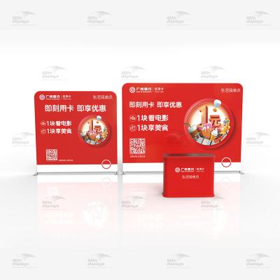 China Portable Custom Printing Event Banner Stand Backdrop For Promotion 10ft Exhibition Booth for sale