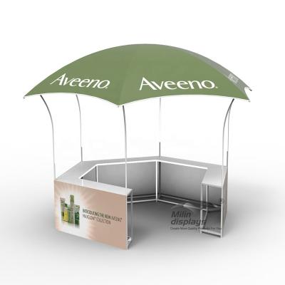 China Newest Waterproof Heavy Duty 3X3m Hexagonal Promotional Kiosk Booth Dome Tent Food Stall Canopy Canopy Tent For Outdoor Events for sale