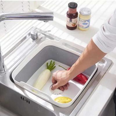 China Sustainable Organizer Multifunction Bin Laundry Rolling Drain Kitchen Fruit Vegetable Storage Baskets for sale