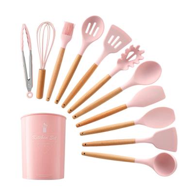 China Latest Design Sustainable Cookware Set Silicone Spatula Innovative Heat Resistant Silicone Spatula 600F for sale