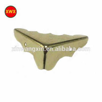 China Modern Wholesale Angle Box Protective Hardware Brass Corners For Furniture for sale