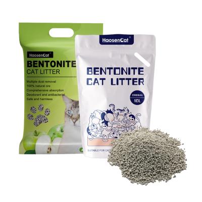 China New Flushable Bulk Viable Ball Shape Cat Litter Bentonite for sale