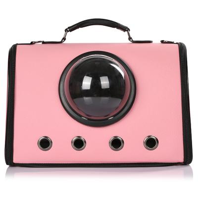 China Cat and Dog Pet Travel Space Capsule Breathable Comfortable Portable Multicolor Viable Panoramic Viable Pet Bag for sale