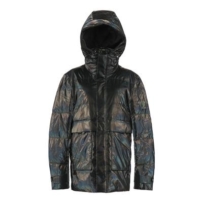 China Duck Down Outwear Loose Casual Warm White Windproof Down Jacket With Hood for sale