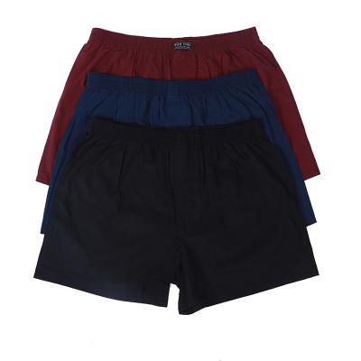 China Polyester / Cotton Customized Plain Panties High Quality Solid Color Boxers Pants for sale