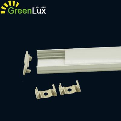 China Aluminum Profile V Shape Alu Channel Aluminium LED Strip Led Strip Aluminium With Corner L I Type Plastic Connector Te koop