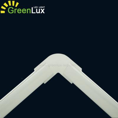 China V Shape Alu Channel Corner Led Strip Aluminium LED Strip With Corner L I Type Plastic Connector for sale