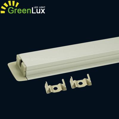 China V shape alu channel corner led strip aluminium with corner L I type plastic connector Te koop