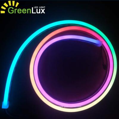 China Waterproof IP67 Addressable RGB LED Strip Light Neonflex RGB Stripes Light for sale