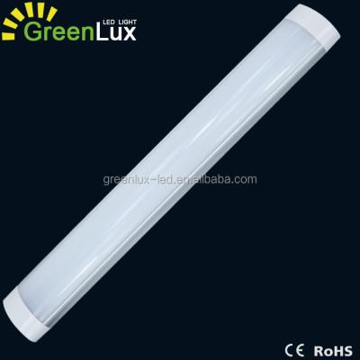 中国 tri-proof led light 1200mm 1500mm slim flat wide fluorescent batten fittings 20w/40w/60w 販売のため