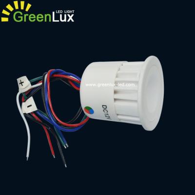 China 5watt Dmx 512 12v Rgb Led Spot Light With 4 Pin Wire Cable Wire Connected for sale