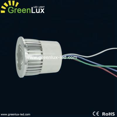 中国 Dmx 12v 4 Pins Rgb Led Spot Light 5watt High Power Rgb Led 販売のため