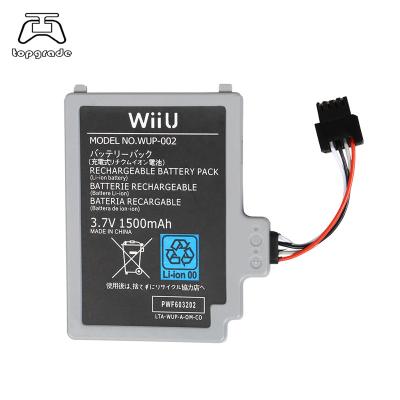 China High quality ABS plastic factory supply 3.7V 1500mah wup-012 protection wiiu gamepad battery for sale