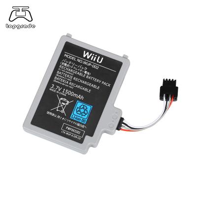 China High quality ABS plastic factory supply 3.7V 1500mah wup-012 protection wiiu gamepad battery for sale