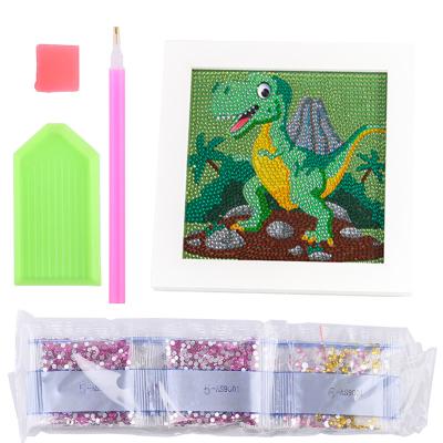 China Eco-Friendly 5D Diamond Painting Kit For Kids Easy And Small DIY Full Drill Painting By Number Kits Rhinestone Embroidery Best Gift For Kids for sale