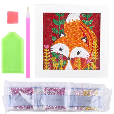 China Modern Easy 5D Diamond Painting Kit For Kids Beginners Round Full Drill Rhinestone Diamond Paint Without Frames Art And Craft For Kids for sale