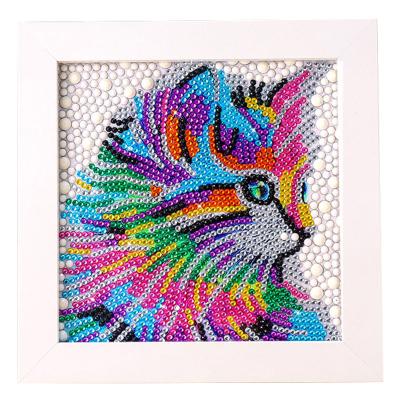 China Home Wall Art Fish Framed Diamond Painting by Diamond Painting Cartoon Animal Home Cross Stitch Decoration of LIVING ROOM DECOE 5D Diy for sale