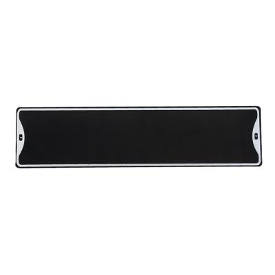 China Traditional Custom Logo Printing Black Blank Wall Office Metal Sign Company Office Door Nameplates for sale