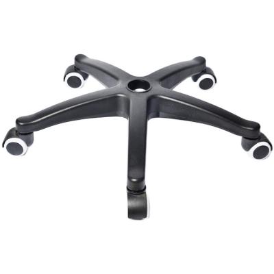 China Wholesale Office Five Star Accessories Parts Hardware Stainless Steel Low Price Stable Furniture Chair Bases for sale