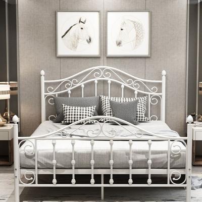 China Large Headboard Foldable Modern Double Bed Modern Italian Luxury King Size Bed for sale