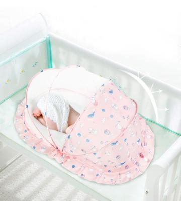 China Popular Wholesale Home Baby Mosquito Net Baby Sleep Mosquito Crib Crib Bed With Mosquito Net for sale