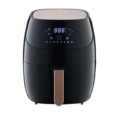 China Best Selling Fat 80% 5L 1500W Digital LCD Touch Screen Electric Oil Free Air Fryer for sale