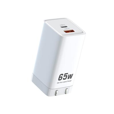 China Hot Sale 65W GaN PD LAPTOP Charger GaN Wall Charger for sale