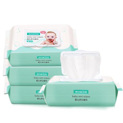 China Cleaning Moisturizing Touch No Addition Health Care Baby Soft Hand Sensitive Mouth Towel for sale