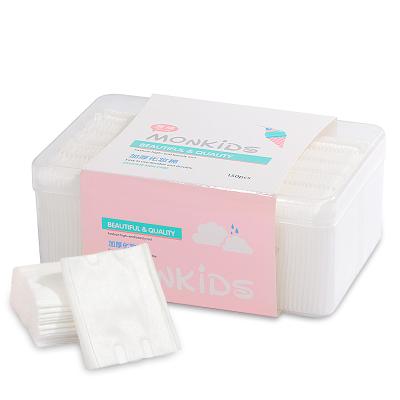 China Nonwoven Fabric+Kapok Sell Well Clean Hygienic Soft Non-irritating Disposable Cotton Makeup Pad for sale