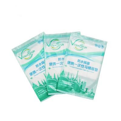 China Disposable Portable Waterproof Disposable Toilet Seat Cushion Mat For Household Travel for sale