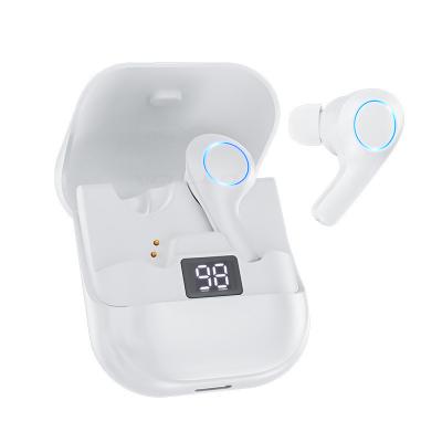 China Mini Portable Waterproof Blue Tooth 5.0 Radio Earbuds With Wireless Charging Case for sale