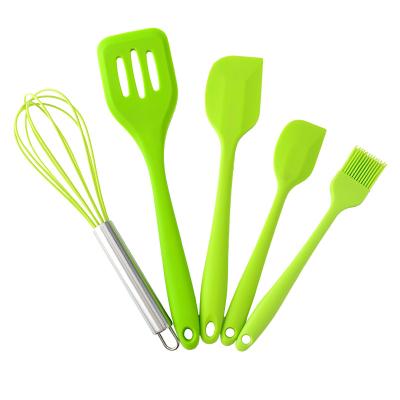 China Household Sustainable Food Grade Hot Selling Baking Tools Cookware Kit 6 Set Silicone Kitchen Utensil Set for sale