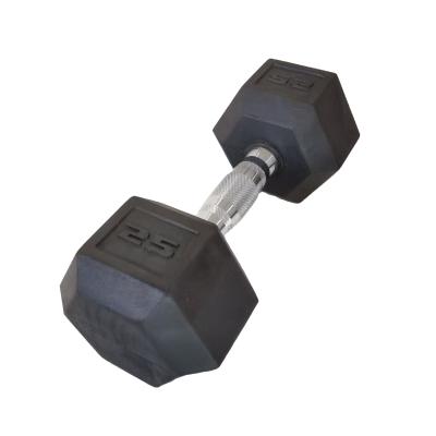 China 2021 Hot Sales Steel Steel PVC Coated Hex Pound Dumbbells Weightlifting Sports Equipment For Gym for sale