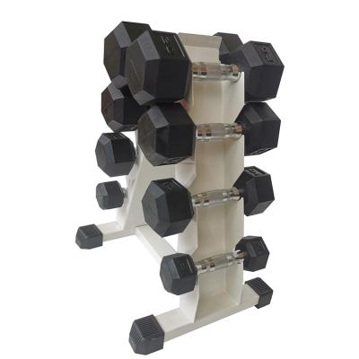 China Fitness Gym Modern Commercial Steel 5 Set Dumbbell Rack for sale