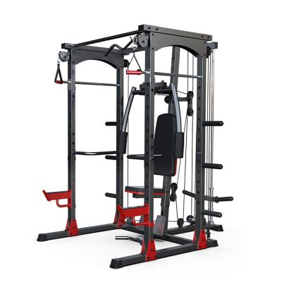 China Multi Functional Fitness Lounge Equipment Full Gym Squat Cage Frame Deep Power Rack for sale