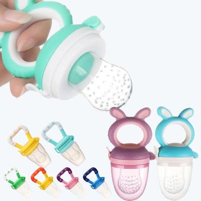 China BPA Free Feeder Pacifier Feeder Pacifier Fresh Food Infant Baby Fruit Teething Toy Children Silicone Pouches For Toddlers for sale