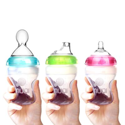 China Free Sale 3 BPA Products Silicone Squeezable Baby Bottle Best In 1 High Quality Silicone Baby Bottles for sale