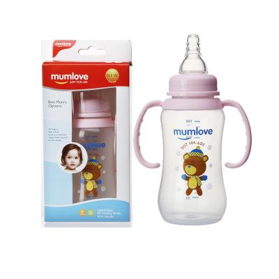 China BPA Free Wholesale PP Curl Baby Feeding Bottles Cheap Cute Feeding Bottles With Scale 180ml for sale